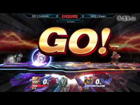 ENDGAME: 1v1 Pools – E2C l Colonies (Fox) vs. GHQ l Sheen (Captain Falcon)