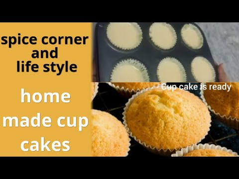 ||Home made Cup cake's ||Easy to made #food##cook#spicecorner