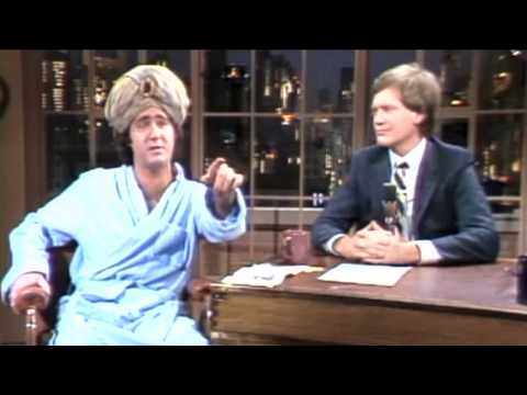 Andy Kaufman on Letterman - Acrobatics, Sword Swallow, Sings, & Interview 11/17/1982