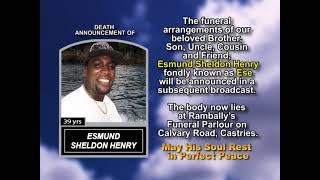 Esmund Sheldon Henry ~ Short Obituary