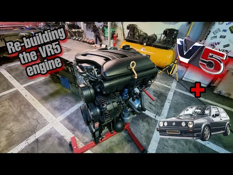 Making the 2.3 VR5 engine ready to swap "mk2 golf"