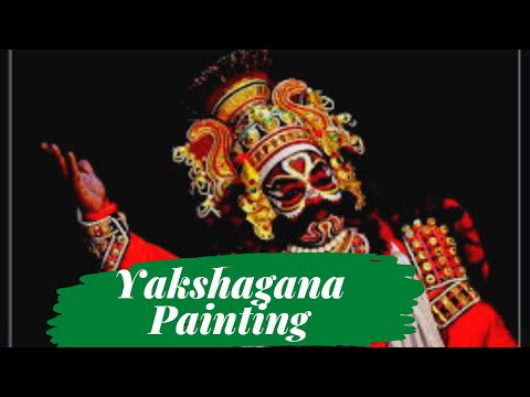 Yakshagana  Painting - Indian Folk Art