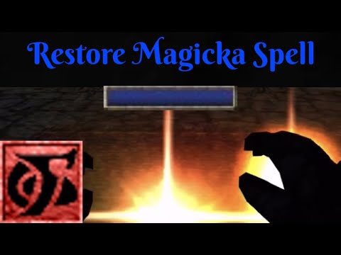 How to Make a Restore Magicka Spell in Morrowind
