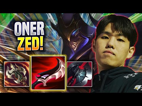 ONER IS SO CLEAN WITH ZED! - T1 Oner Plays Zed JUNGLE vs Graves! | Preseason 2023