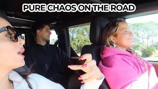 A Terrifying Ride in The Pink Bronco ..!! Pure Chaos on the Road | VLOG#2145
