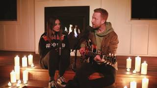 Video thumbnail of "Julia Michaels & JP Saxe - If The World Was Ending (acoustic) from home"