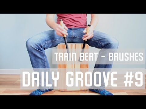 Cajon Beat #9 - Train Beat with Brushes