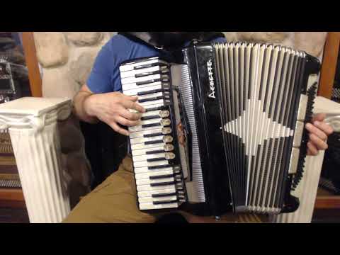 4812 - Black Acmette Piano Accordion LMH 41 120 $999