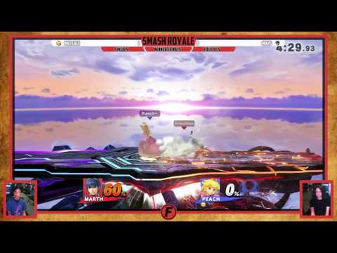 Smash Royale 7/22/17 - Winners Finals - MuteAce (Peach) vs. Mars (Marth)