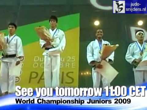 Judo 2009 Paris: Medal Ceremony [-60kg].