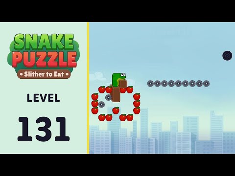Snake Puzzle: Slither to Eat Level 131 | Every Puzzle Solved! 🎯