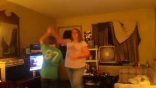 Honky Tonk Crowd by Rick Trevino 2 step with my son