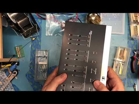 Altair 8800 - Part 6 - The replacement front panel PCB - LEDs - STB354