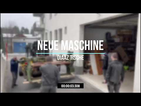 DIAAZ - Neue Maschine zur Herstellung von Tischen