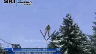 preview picture of video 'Villach HS98 106,5m jump at RTL SKI JUMPING 2007'