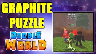 How to beat the graphite forest button puzzle - New doodle world update