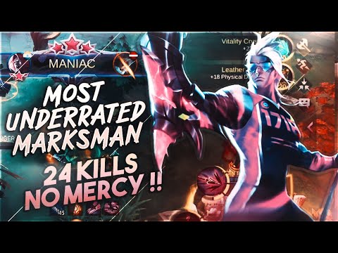 UNDERRATED MARKSMAN! BEST MOSKOV GAMEPLAY YOU WILL EVER SEE!! MLBB