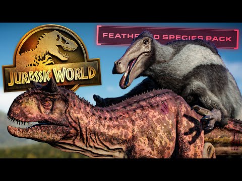 ALLE 4 DINOSAURIER & NEUEN ANIMATIONEN vom FEATHERED SPECIES PACK! (DLC) - Jurassic World Evoltion 2