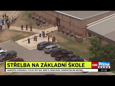 Brutální útok v texaské škole nepřežilo 19 dětí a dva dospělí. Pachatel byl zřejmě zastřelen
