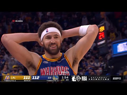 Klay Is Back In His Prime And Destroyed The Lakers With Clutch Threes