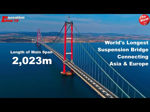 Building The World's Longest Suspension Bridge - The 1915 Çanakkale Bridge