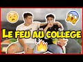 LE FEU AU COLLÈGE 🔥😱 MA PIRE ANECDOTE AU COLLÈGE (storytime)