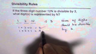 Find Possible 3 Digit Numbers Divisible by 3