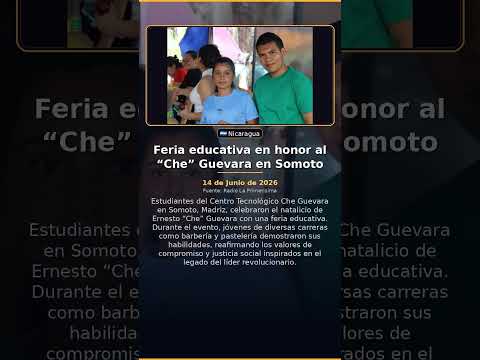 Feria educativa en honor al “Che” Guevara en Somoto