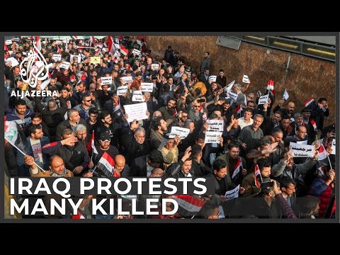 Tensions flare as unidentified gunmen kill protesters in Baghdad