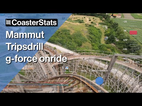 Mammut g-force onride - Erlebnispark Tripsdrill [4K 60FPS]