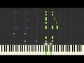 Now we are free (Gladiator OST) - Piano tutorial (High Quality Audio) + Sheet music