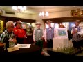 Dapper Dans And Fire Chief Smokey Miller Sing To SHAG