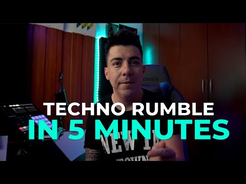 How to make a quick "Techno Rumble" Under 5 minutes (Ableton Live Tutorial)