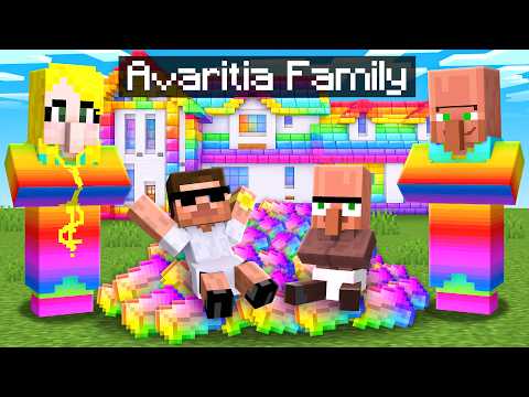 I Got ADOPTED By AVARITIA Family In Minecraft!