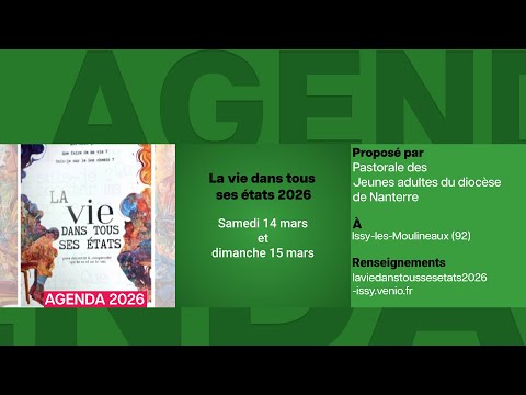 Agenda du 27 février 2026