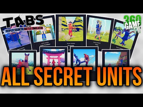 Totally Accurate Battle Simulator - All 54 Secret Units Locations - Secret Agent Guide - TABS Units