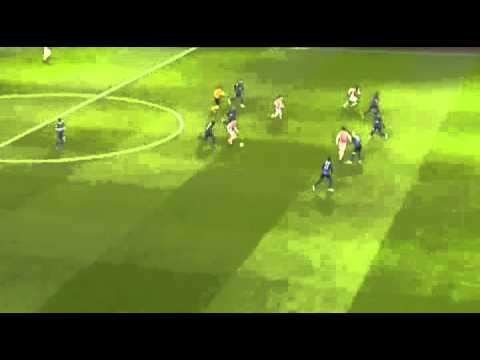 Alexis sanchez great shot VS Monaco