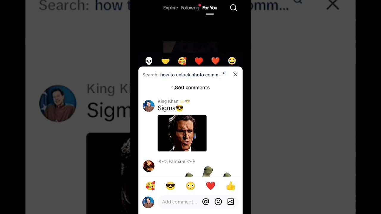 How to comment photo in tiktok |tiktok comment me photo kaise send krre ☺️#shorts