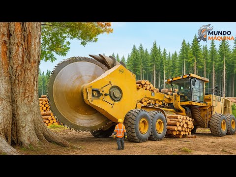 20 MÁQUINAS FORESTALES MÁS POTENTES DEL MUNDO! Mega Máquinas Que Rompen Todas las Reglas #5