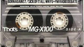 BORN AGAINST VS. SICK OF IT ALL -- CRUCIAL CHAOS WNYU 3/3