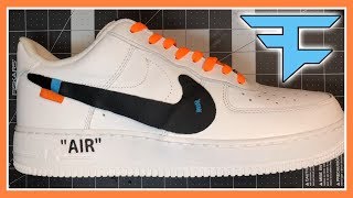 CUSTOM OFF WHITE AIR FORCE 1's FOR FAZE ADAPT + (GIVEAWAY) - (GIVEAWAY OVER)