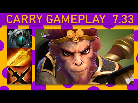 ⭐20+ Kills! New Patch Monkey King Carry Gameplay - Dota 2 Top MMR
