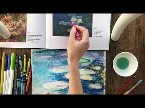 How to paint like Monet Demonstration Part 2: The Lily Pads