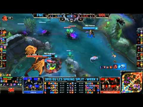 Insane Drake Fight Yellowstar Annie Tibbers Engage 5 for 2 - FNC vs UOL Game 1 (EU LCS Spring 2015)