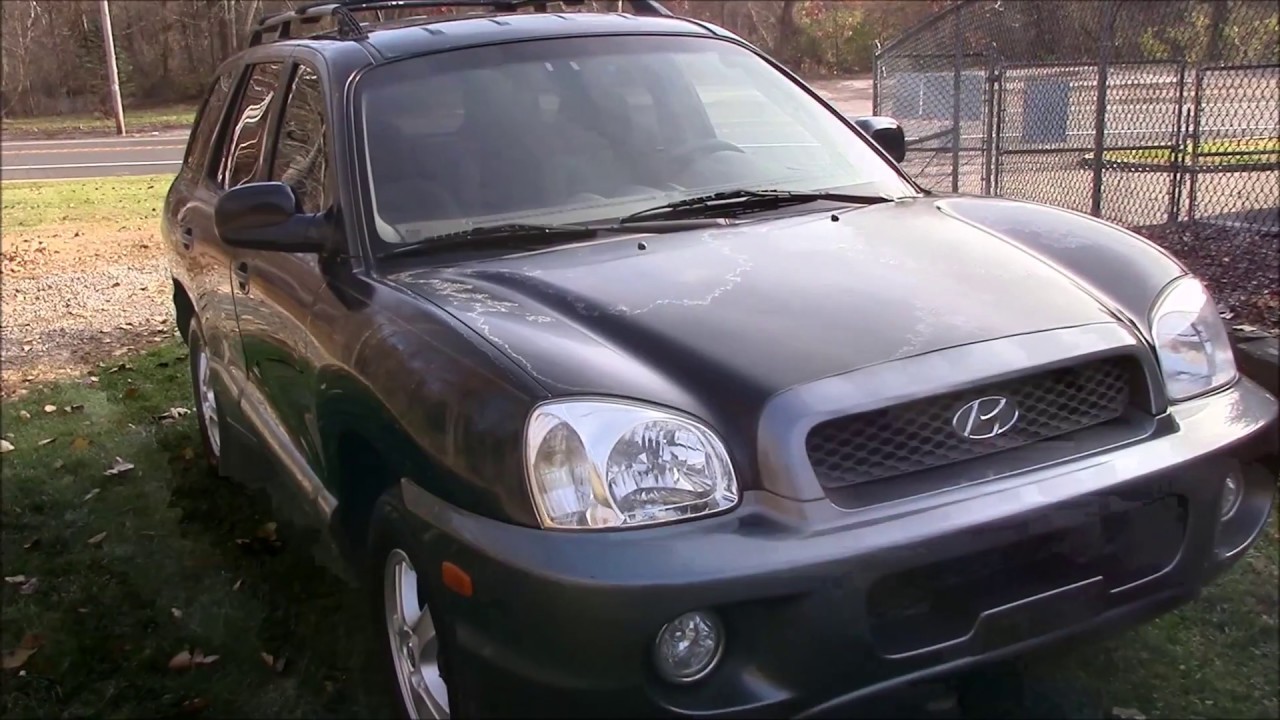 2004 Hyundai Sante Fe GLS V6 4WD Black