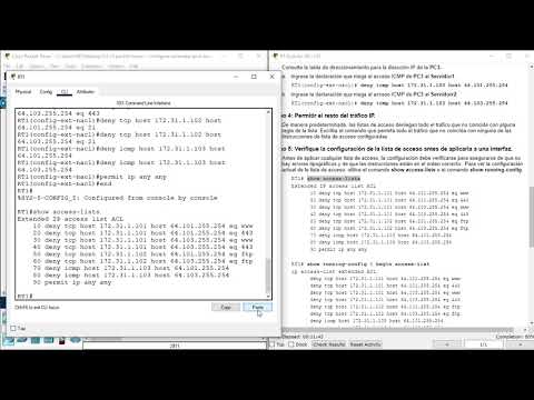 5.4.13 Packet Tracer - Configure extended IPv4 ACLs - Scenario 2