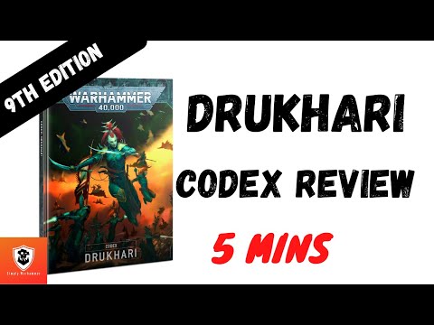 Drukhari 5 Min Codex Review - 9th Edition