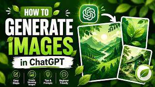 How to Generate Stunning AI Images in ChatGPT 🌿 | Complete Beginner's Guide (2026)