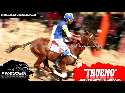 1°TRUENO  2°CUERO Y PERRO Club Hipico La Quena Pichanal-Salta Sábado 21
