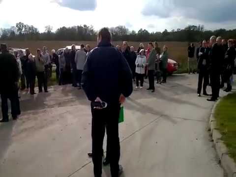 Protest Szprotawa Poland Składowisko Suez 26.10.2017